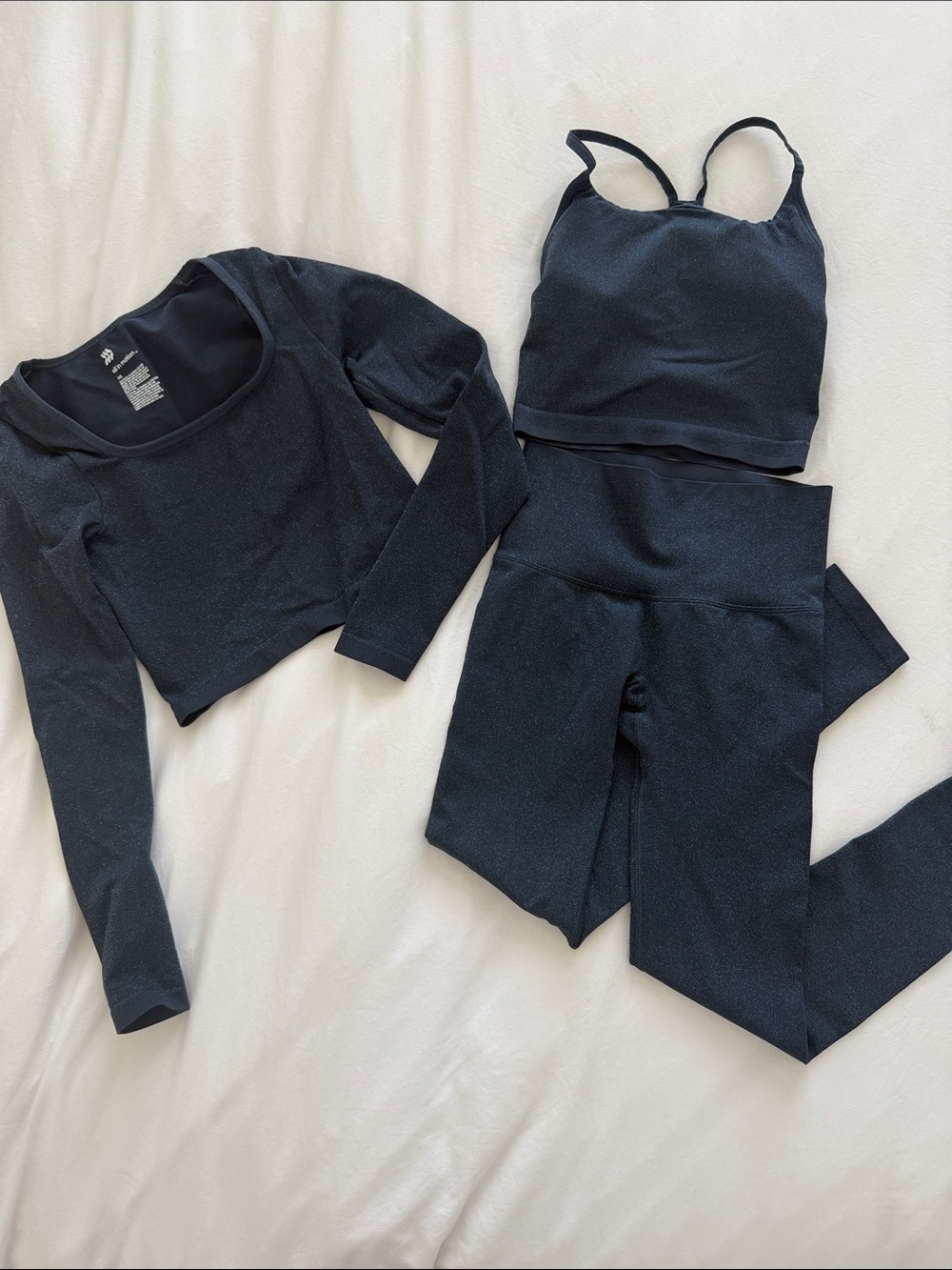all in motion Black 3-Piece Activewear Set